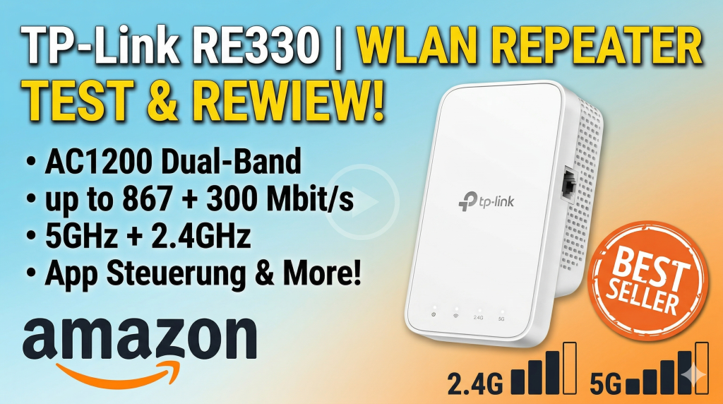 Schluss mit WLAN-Funklöchern! TP-Link RE330 Test & Einrichtung