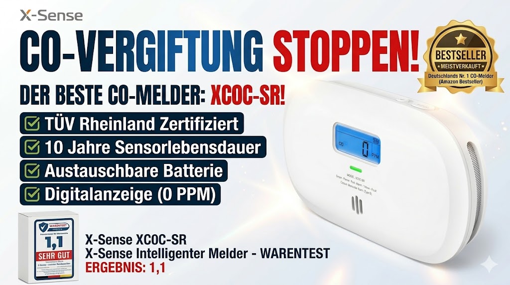 X-Sense Kohlenmonoxid Melder